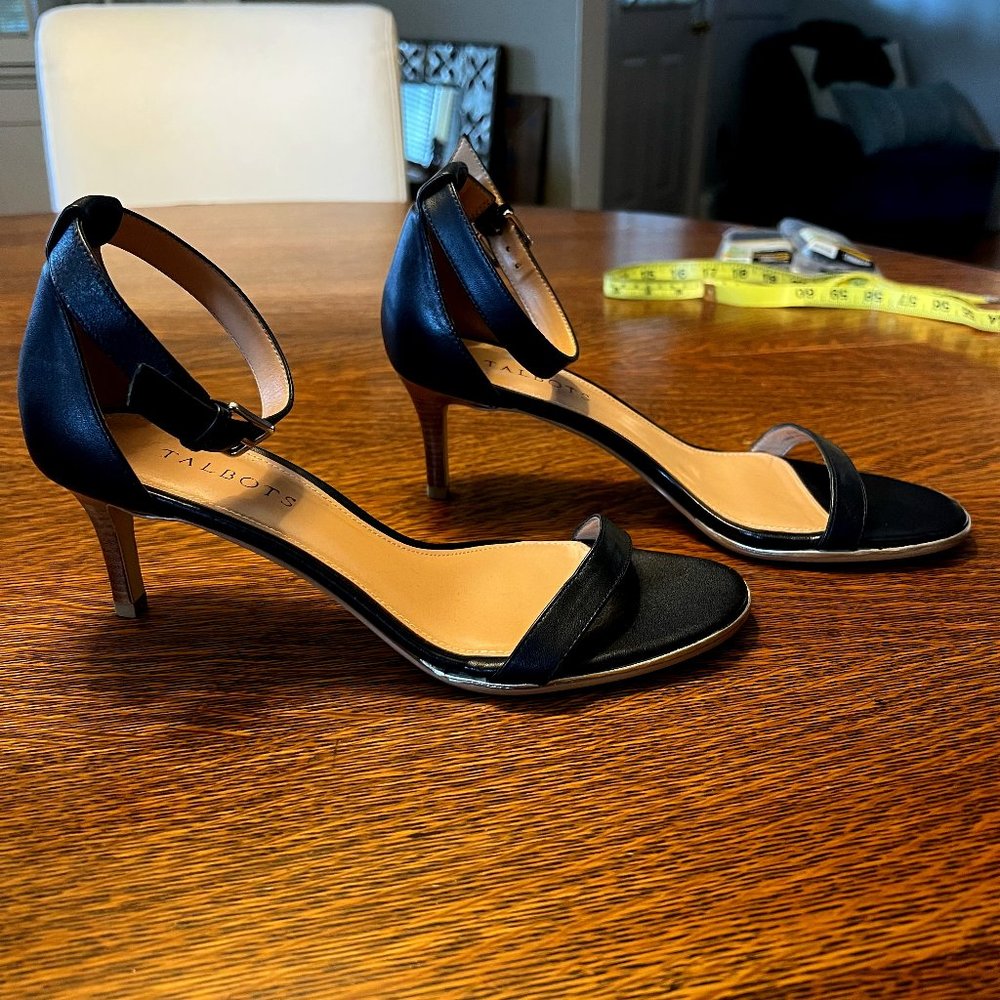 Talbots Kitten-Heel Strappy Sandals